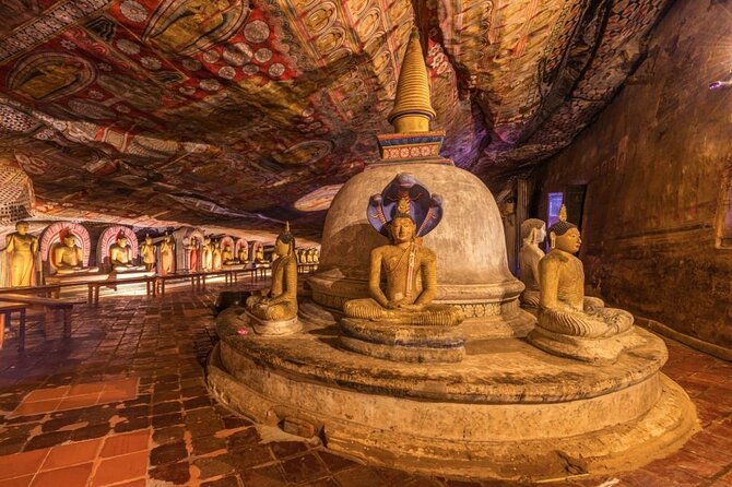 All Inclusive Sigiriya and Dambulla Private Day Tour from Colombo - Dambulla’s Golden Temple in a short stop