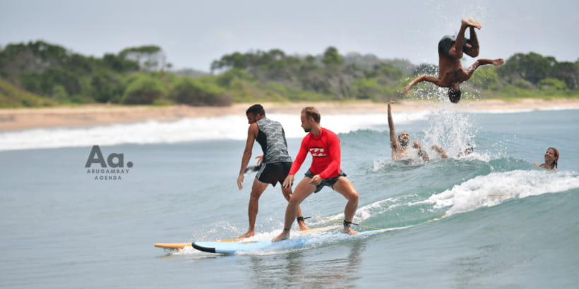 Arugam Bay Surf Lessons : Beginner Surf Experience - Key points for choosing this Arugam Bay lesson