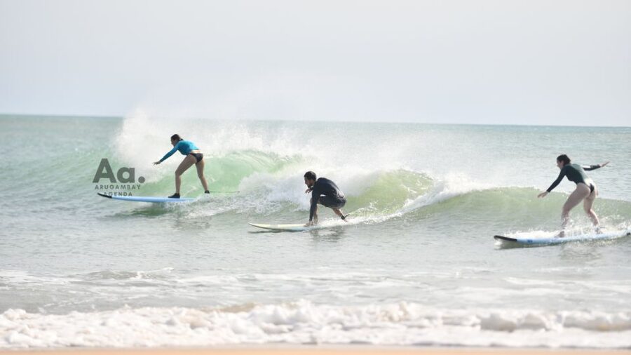 Arugam Bay Surf Lessons : Beginner Surf Experience - Sun protection and safety notes