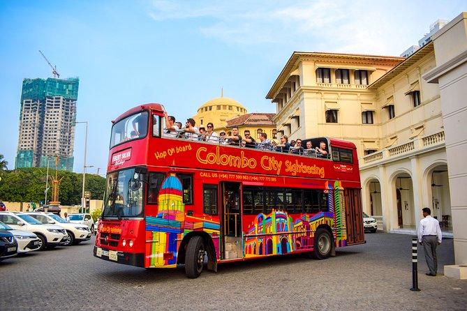 Colombo City Tour by Open-Deck Bus - Passing the Kingsbury hotel