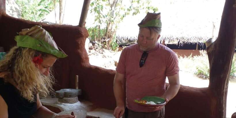 Dambulla: Caves Temple & Traditional Village Tour with Lunch - Temple clothing and practical details