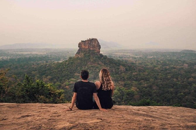 Day Tour Kandy to Sigiriya with Dambulla Cave Temple Excursion - Pidurangala Rock and the famous view back