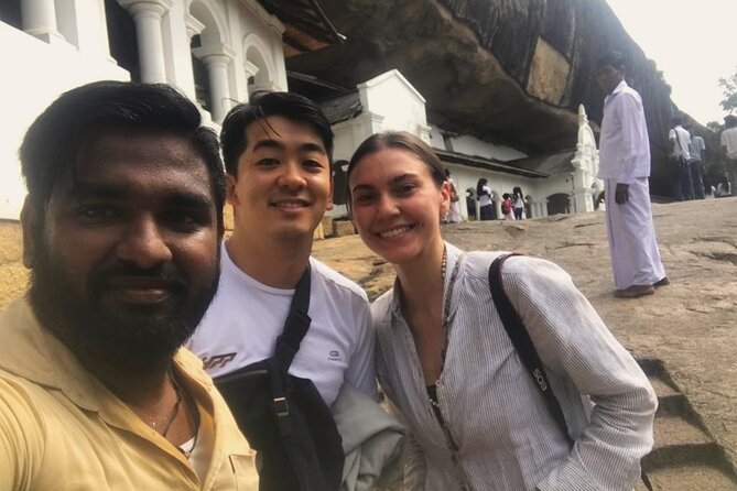 Day Tour to Dambulla, Sigiriya and Safari from Kandy (Group Tour) - Dambulla’s five caves and painted Buddha images