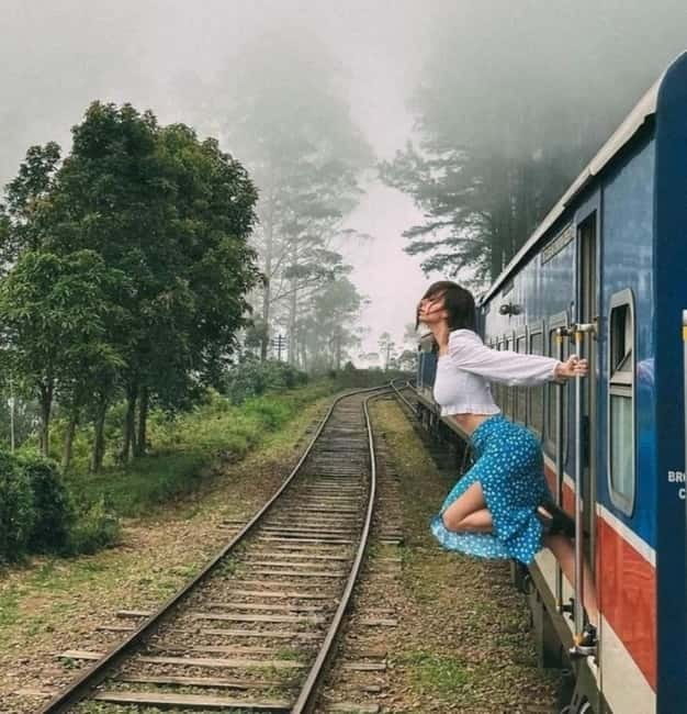 Ella: Ella Rock, 9 Arch, Little Adams Peak, & Waterfall Tour - The Demodara to Ella train is scenic, with a warning