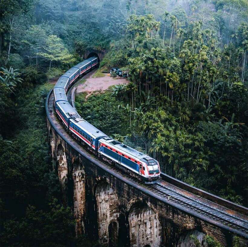 Ella: Little Adam's Peak, 9 Arch Bridge, Ravana Falls Tour - Nine Arch Bridge and the short walk below the tracks