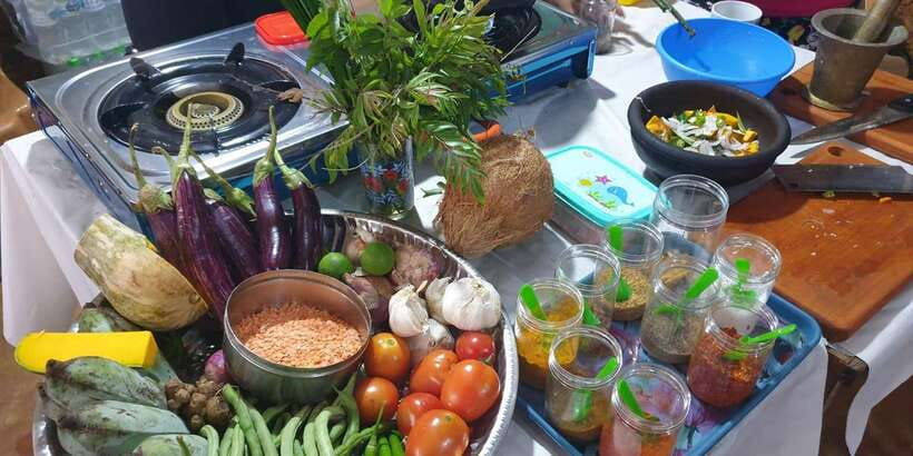Ella: Sri Lankan Cooking Class with Neranji at Homestay - Spices, coconut milk, and the small details