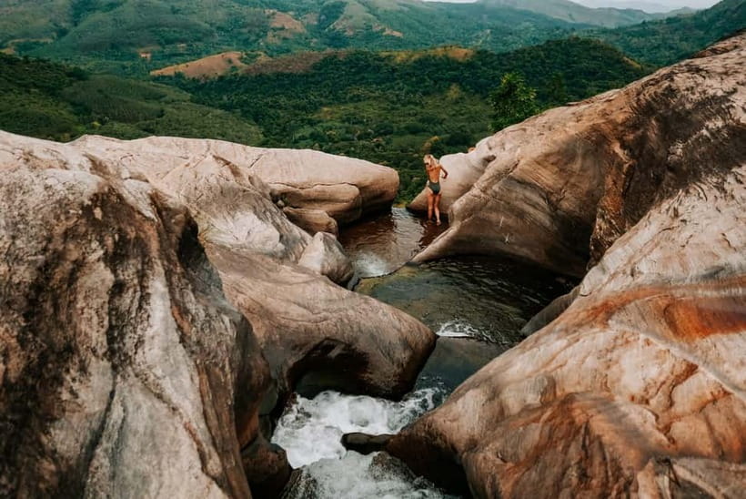 From Ella: Diyaluma Waterfall and Natural Pool Bath Tour - The ride from Ella, Haputale, or Bandarawela