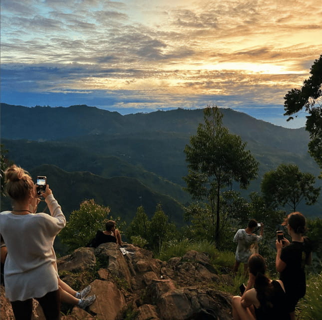 From Ella : Sun rise Hike to Ella Rock - Walking Through Tea Plantations and Forest