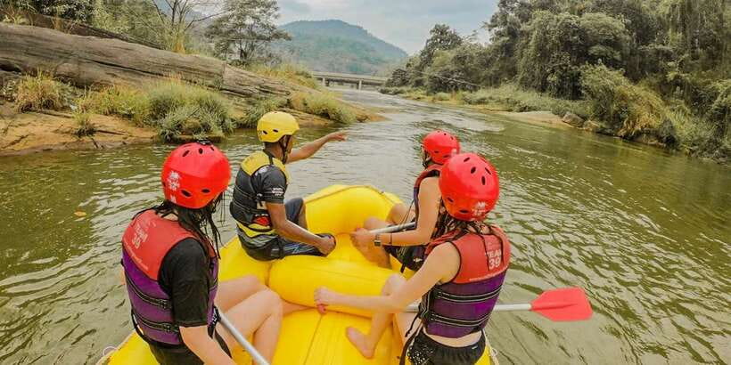 From Negombo: White Water Rafting Adventure - The safety briefing before the Kelani River