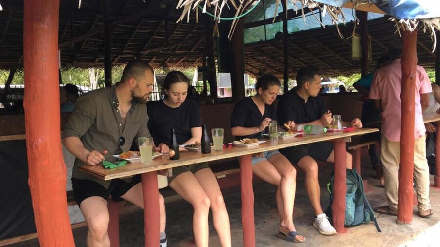 From Sigiriya: Polonnaruwa Ancient City & Minneriya Safari - The wood-carving visit and local lunch question
