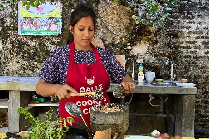 Galle Fort cooking class - Eating what you have prepared