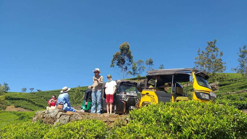 Haputale:Glorious Tuk Tuk Ride to Lipton'sSeat & Tea Factory - A picnic among the tea plants