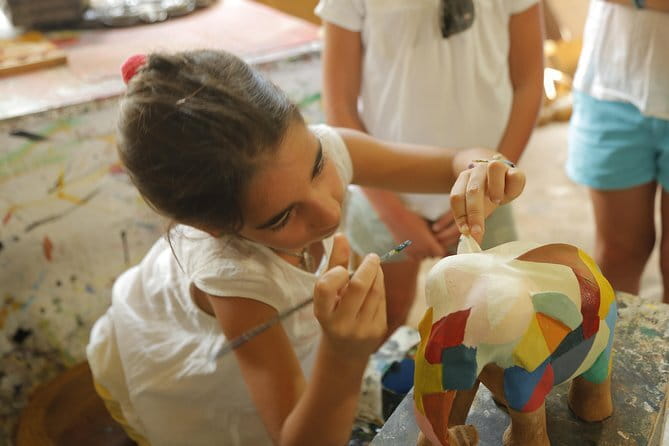 Interactive Batik Workshop and Lessons in Sri Lanka - Removing the Wax and Seeing the Finished Piece