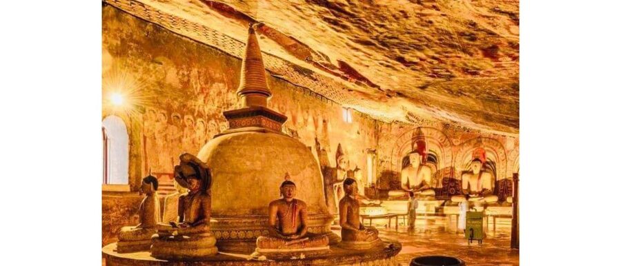 Kandy to Sigiriya Guided Day Tours by Local - Dambulla Cave Temple and Golden Temple