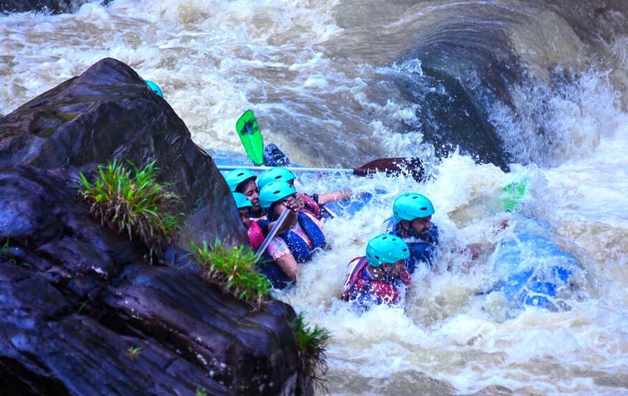 Kitulgala Thrilling White Water Rafting Adventure - The calmer finish: swimming and floating downstream