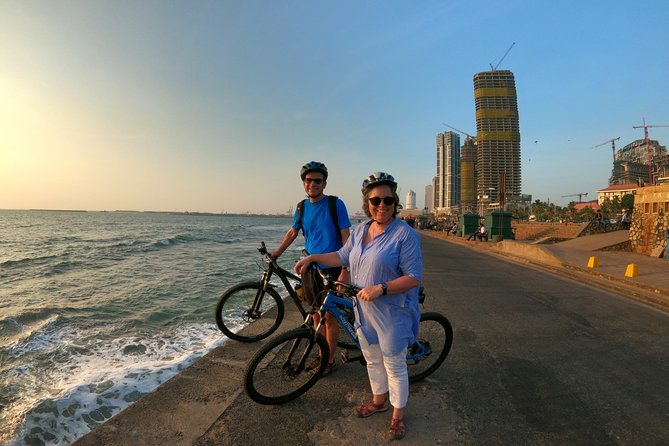 Luxury Night Cycle Tour of Colombo - Colombo Lighthouse and the waterfront