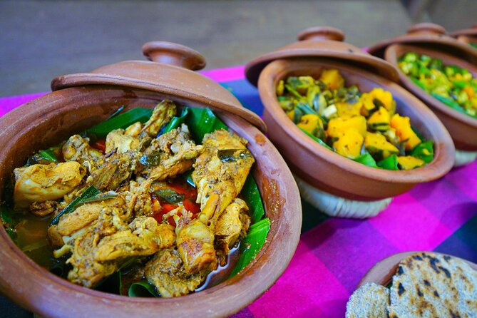 Organic Cooking Class Sigiriya TASTY TASKS - Sitting down to eat what you made