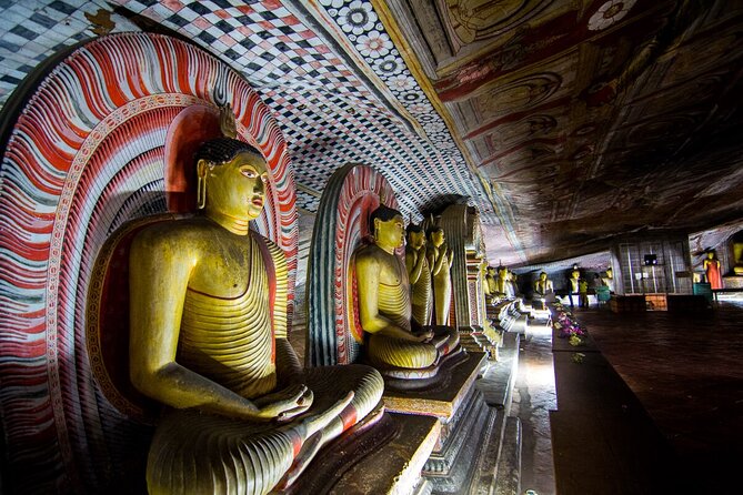 Private Day Trip To Minneriya Sigiriya and Dambulla From Kandy - Dambulla’s five painted cave sanctuaries