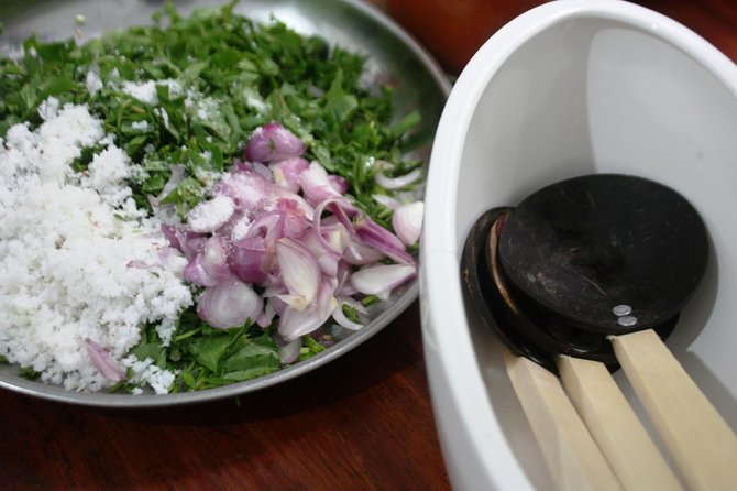 Private Market Visit and Cooking Class with Private Transfers from Kandy Hotels - Cooking Sri Lankan food in a home kitchen