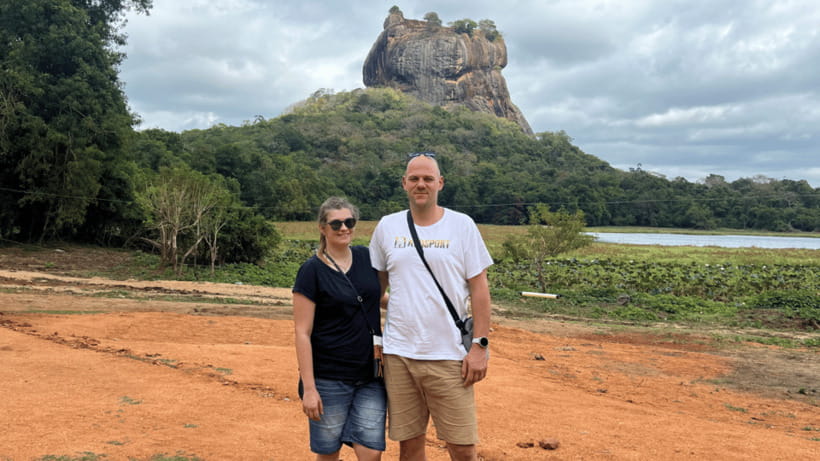 Sigiriya Rock Hike & Minneriya Elephant Safari – Day Tour - Lunch, rice and curry, and a small planning trap