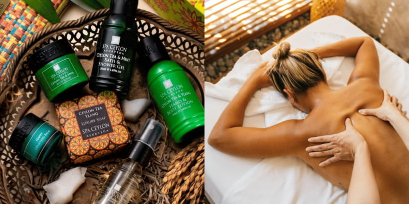 Spa Ceylon Luxury Massage Experience + Free Gift Pack! - Herbal Tea and a Clear Treatment Briefing