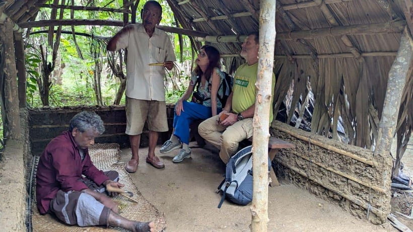 Udawalawe: Farm to Table Cooking & Authe: Village Experience - Picking vegetables in the garden