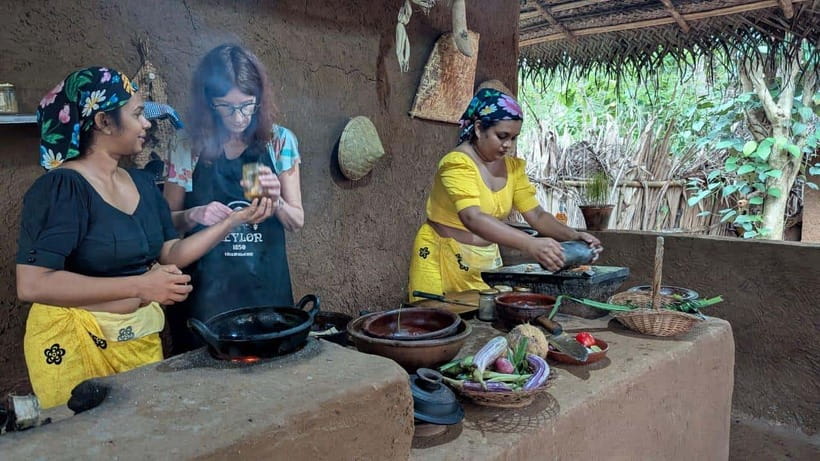 Udawalawe: Farm to Table Cooking & Authe: Village Experience - Eating the food you helped prepare