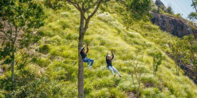 Zip Lining in Ella
